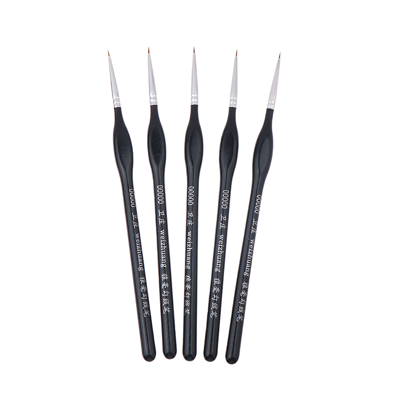 Model Kit Acrylic Paint - 5Pcs Precision Fine Tip 00000 Paint