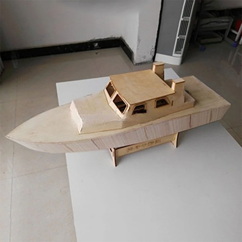Model Kit Yacht - Assembled Boat Model Kit Kuaizhou Wooden