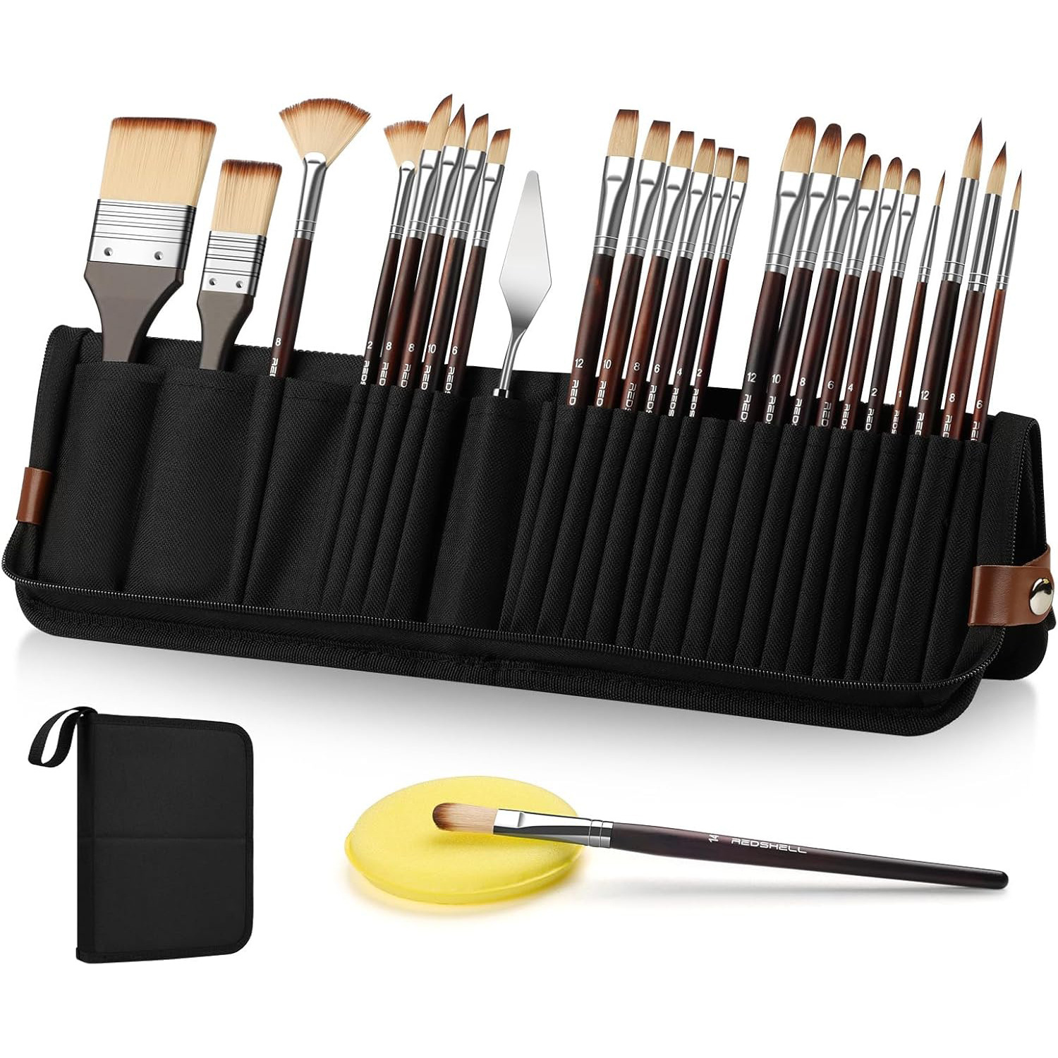 Model Kit Acrylic Paint - BOMEIJIA 26pcs Nylon Brush Set for