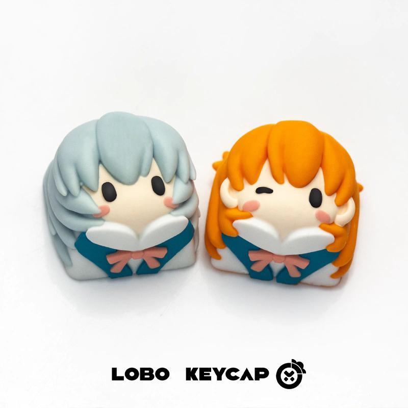 Model Kit Aoshima - Evangelion Keycap Anime Kawaii Girl Q