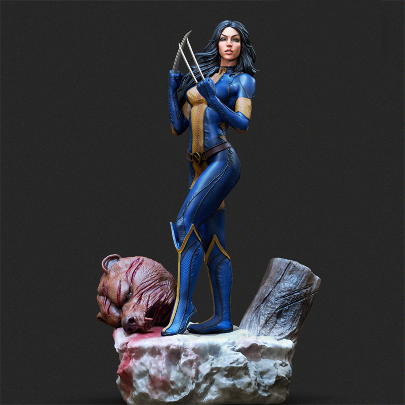 Model Kit Wolverine - 1/24 1/18 Resin Model Kit Female