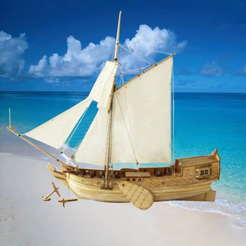 Model Kit Yacht - Wooden Assembly Model Kits Classical Sailing