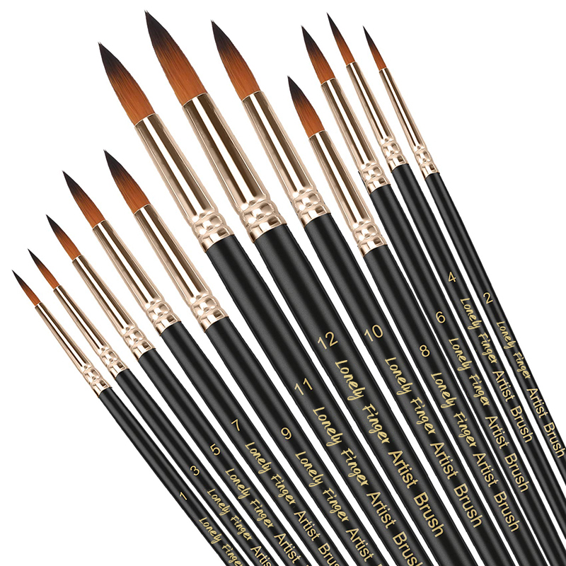 Model Kit Acrylic Paint - 12/24/48pcs Paint Brushes Set Professional Paint