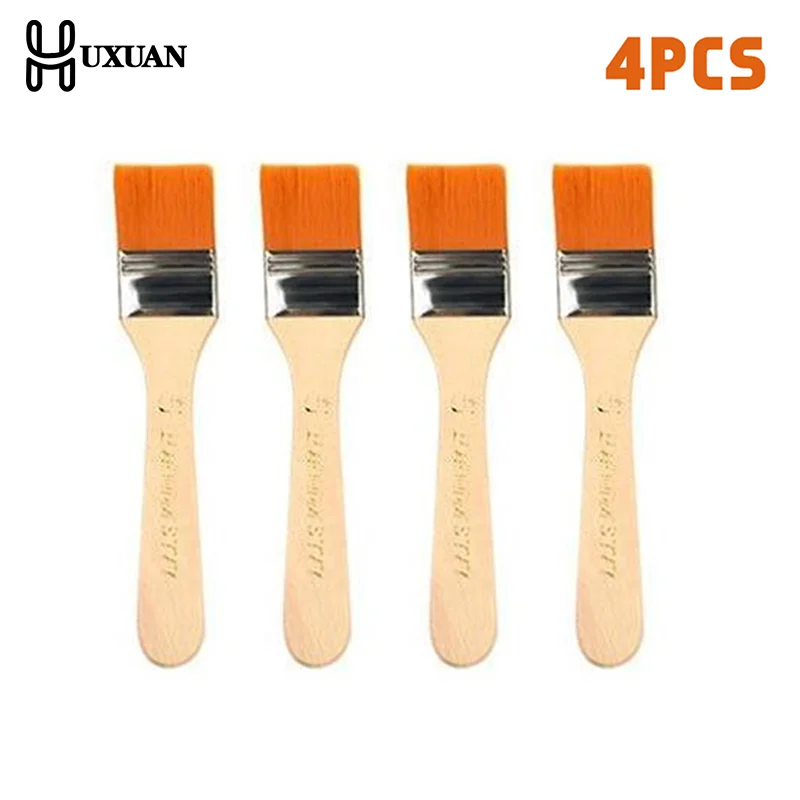 Model Kit Acrylic Paint - 4Pcs/Set Hair Painting Brush Acrylic Paints