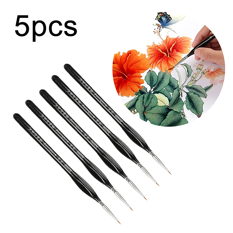5Pcs Precision Fine Tip 00000  - đánh giá và giá Model Kit Acrylic Paint