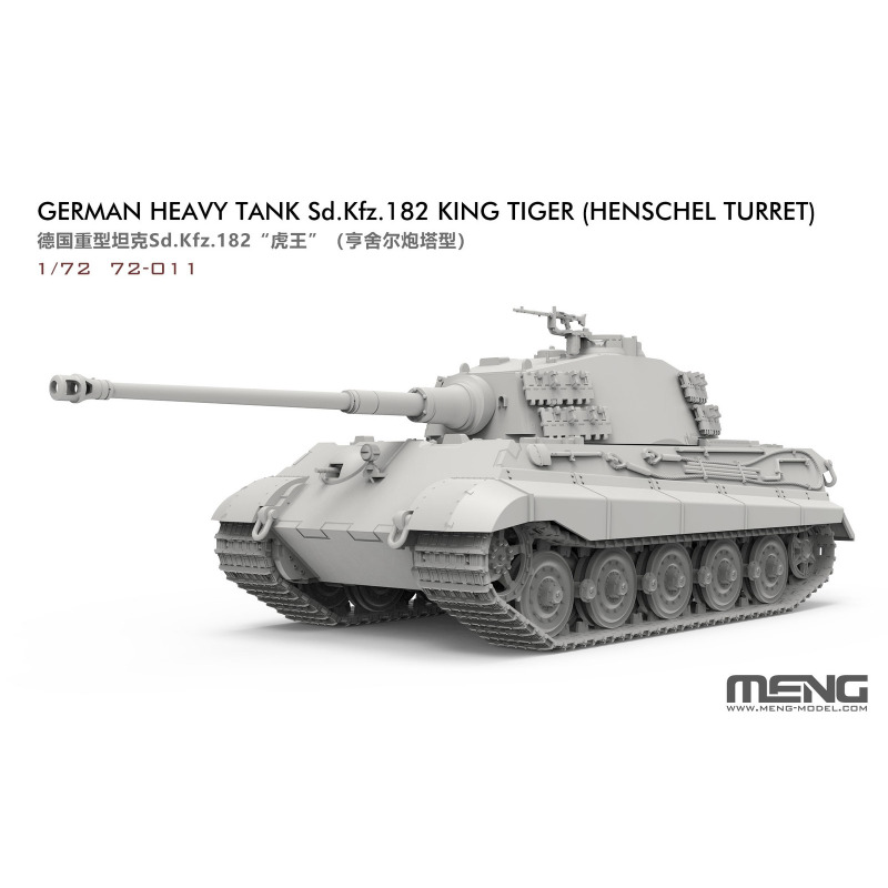 MENG 72-011 1/72 German Heavy  - đánh giá và giá Model Kit Tank