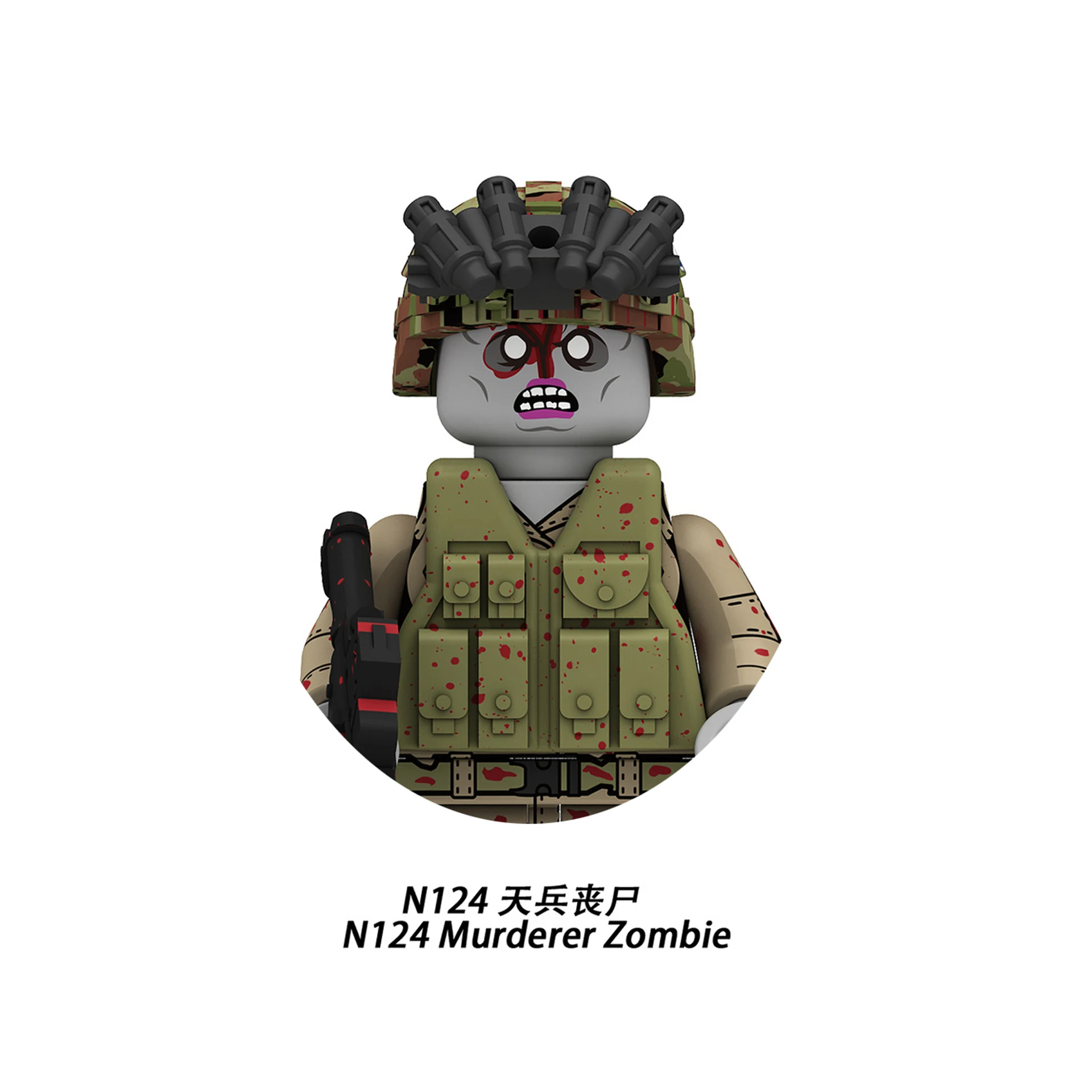 Moc Halloween Series Figure Zo - đánh giá và giá Model Kit Zombie Girl