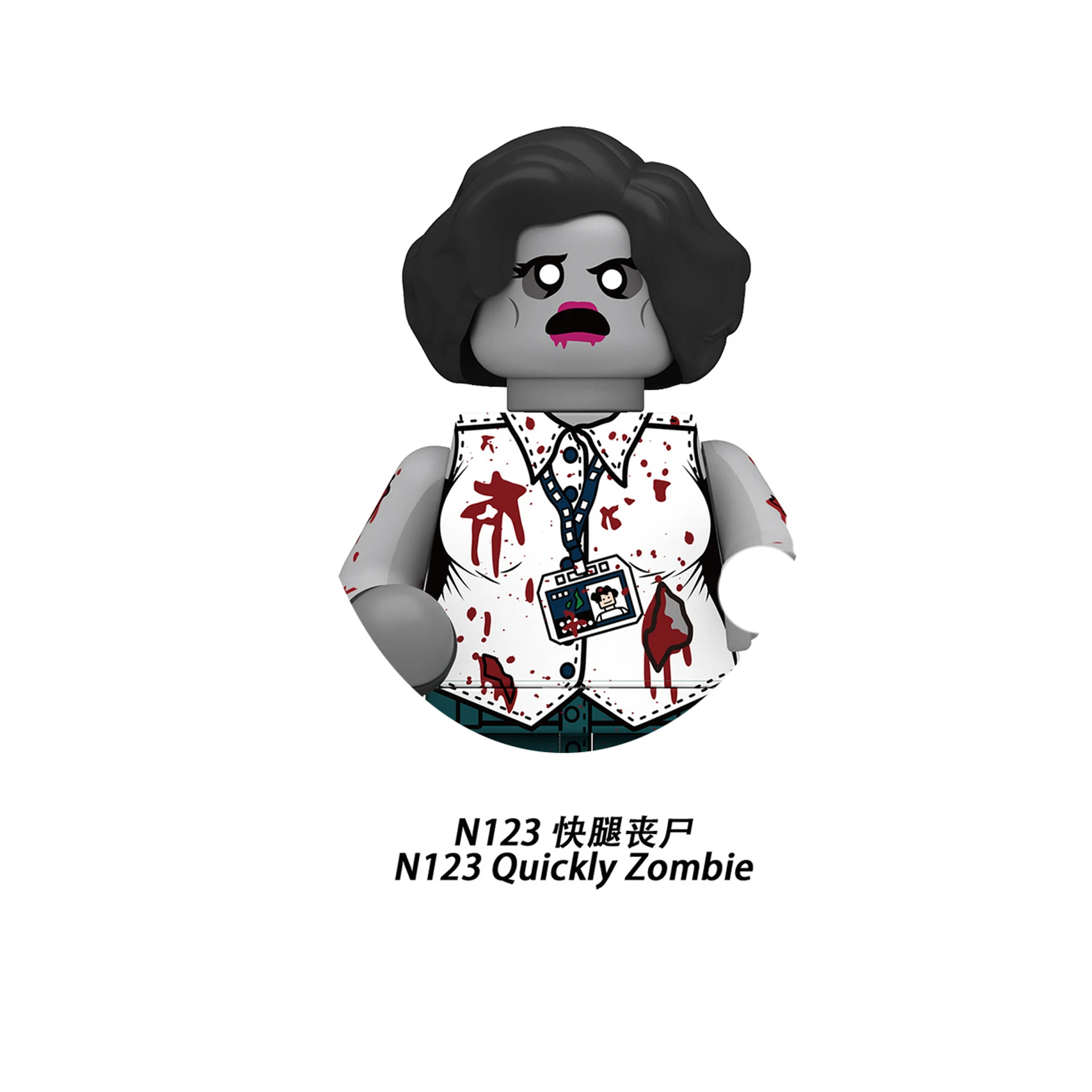 Moc Halloween Series Figure Zo - đánh giá và giá Model Kit Zombie Girl