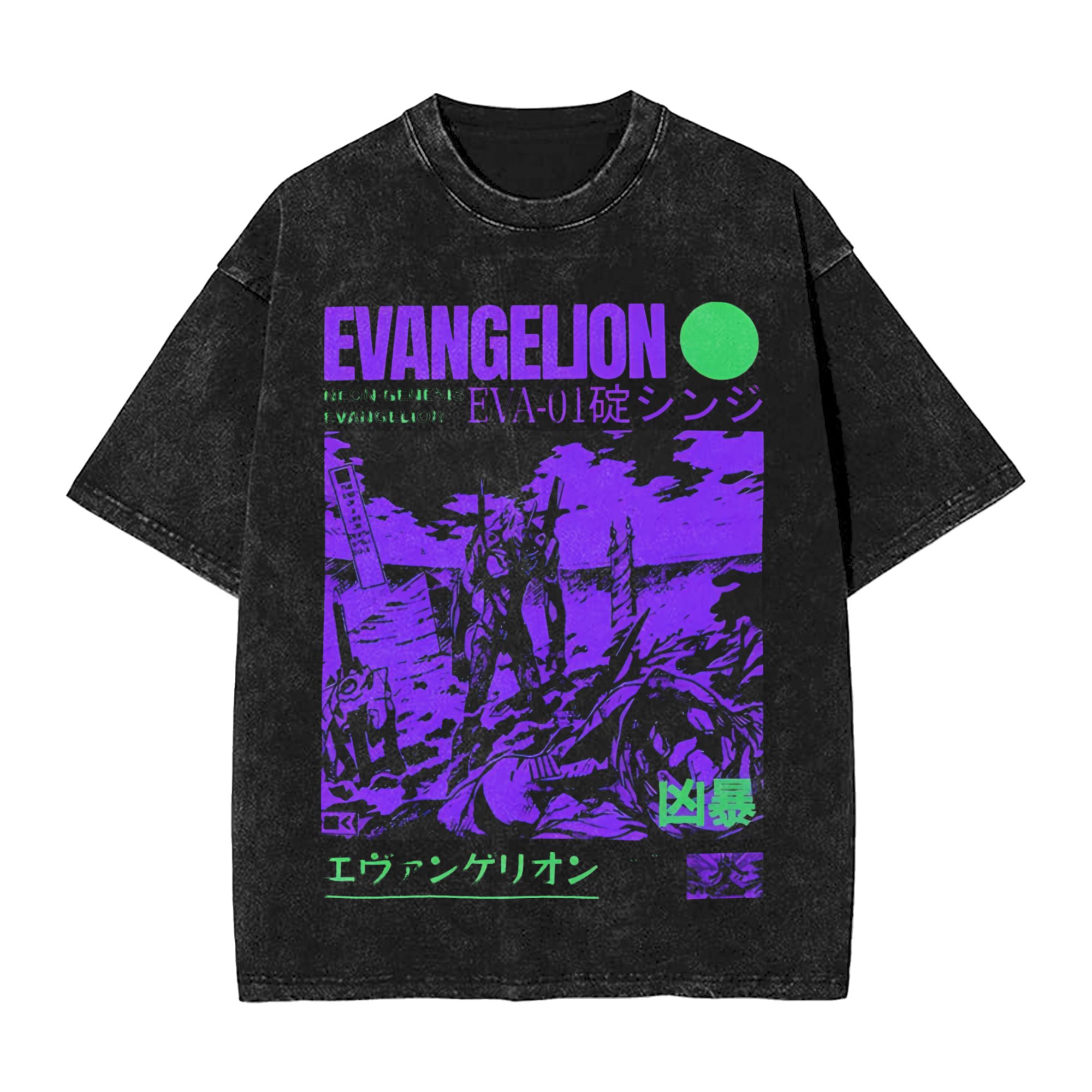 EVA Unit-01 Vintage Washed T-S - đánh giá và giá Model Kit Evangelion