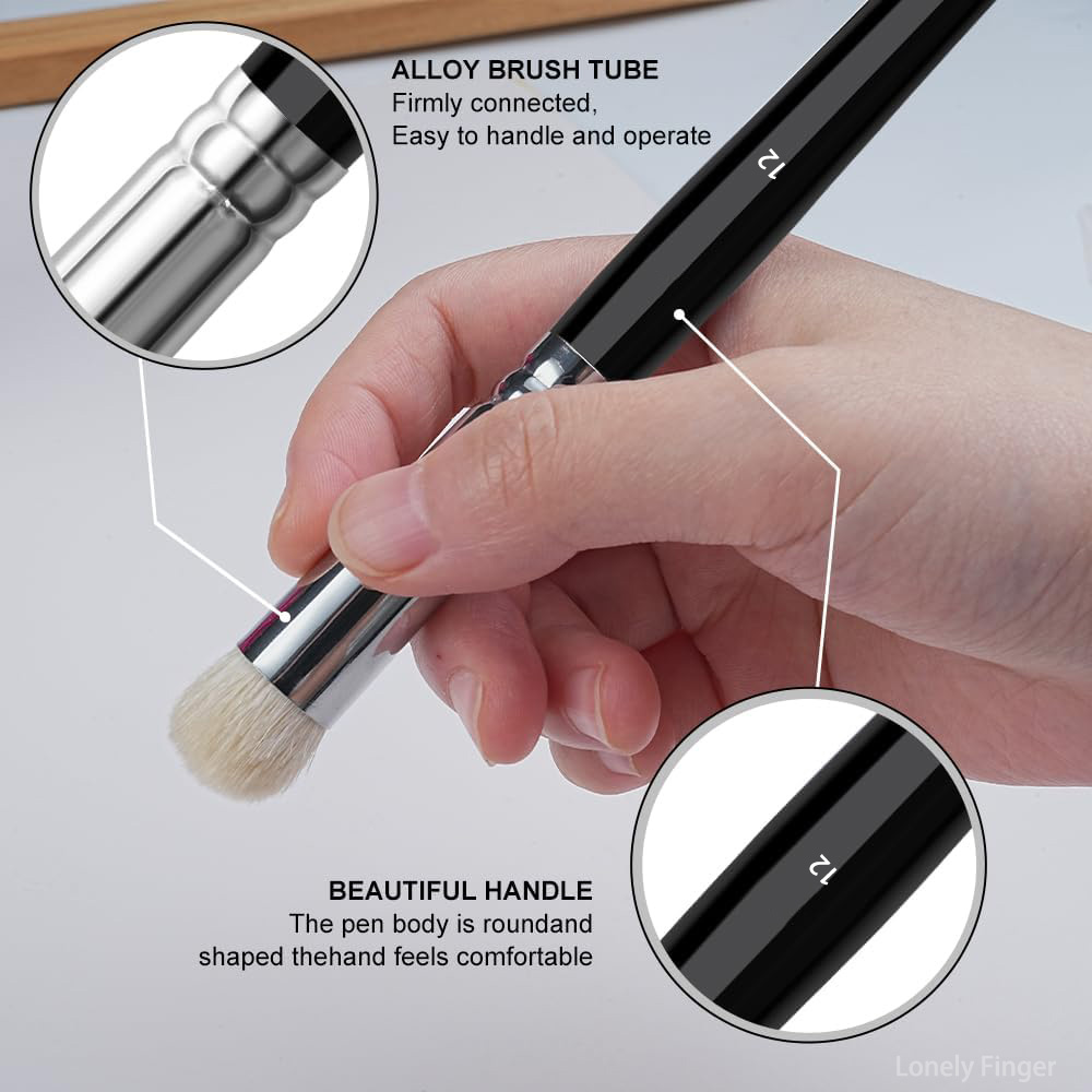 Paint Brushes Set of Wooden Ha - đánh giá và giá Model Kit Acrylic Paint