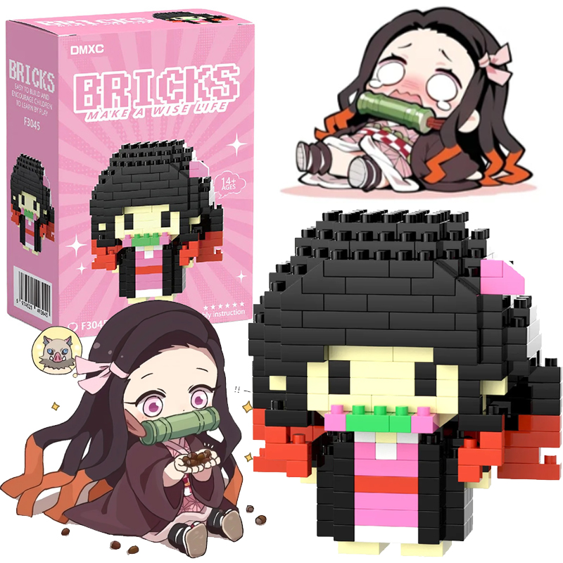 Demon Slayer Block Micro Build - đánh giá và giá Model Kit Nezha
