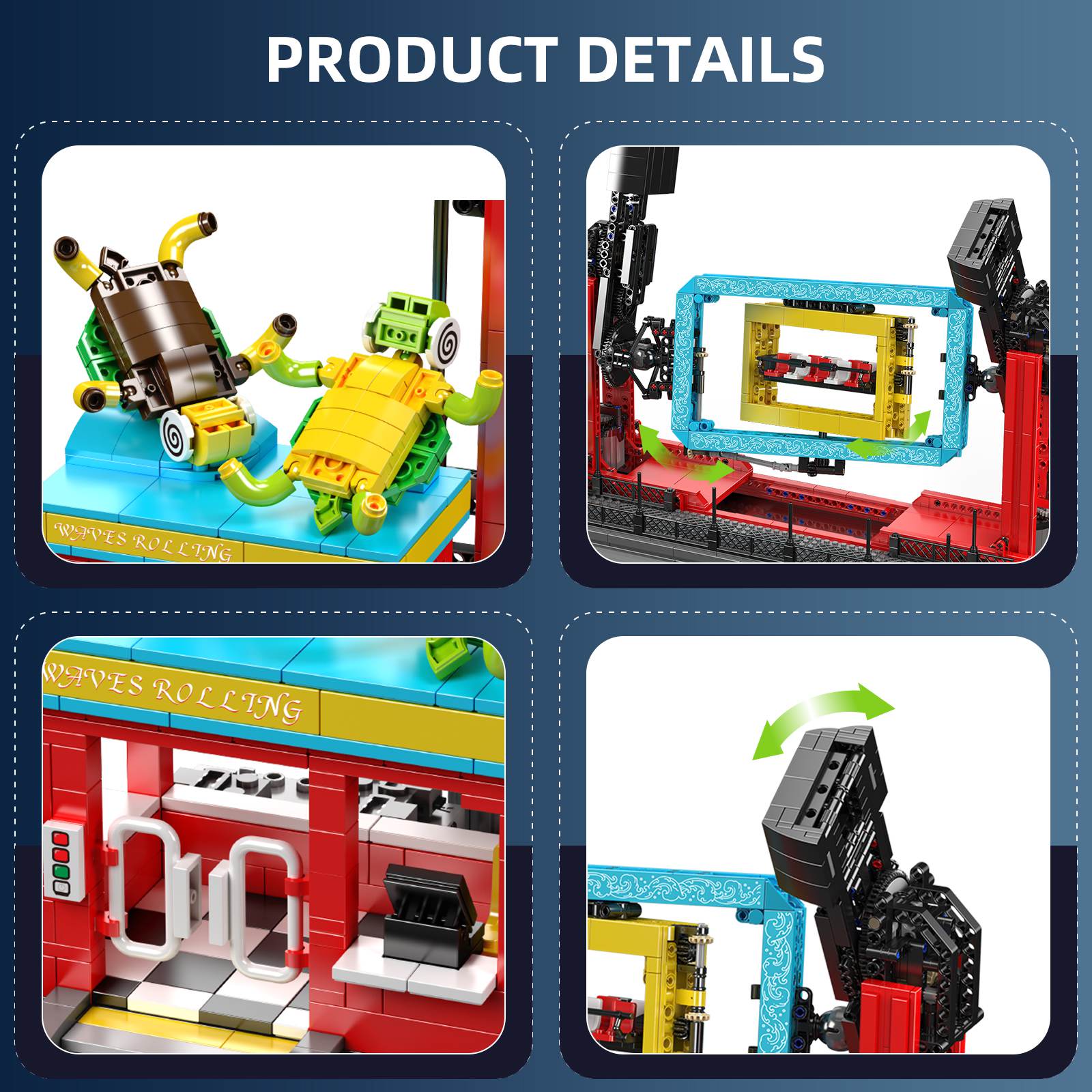 2118PCS Rolling Waves Ride Toy - đánh giá và giá Model Kit Competition