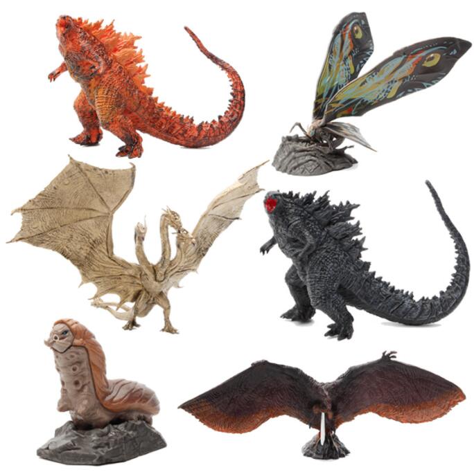 6pcs/set Cute Ver. Gojira Godz - đánh giá và giá Model Kit Kiryu