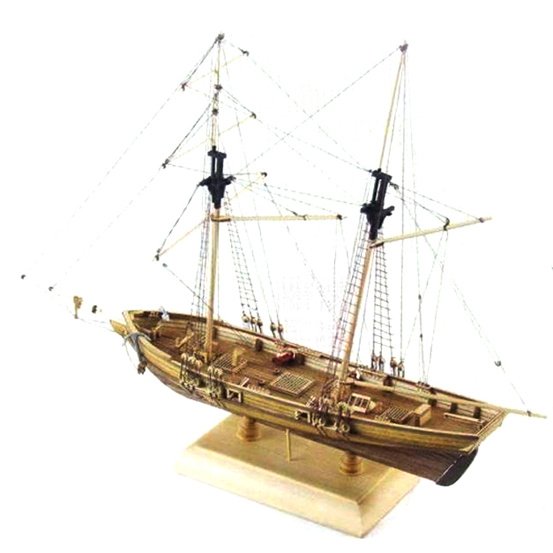 1:70 New Port Wooden Sailing B - đánh giá và giá Model Kit Yacht