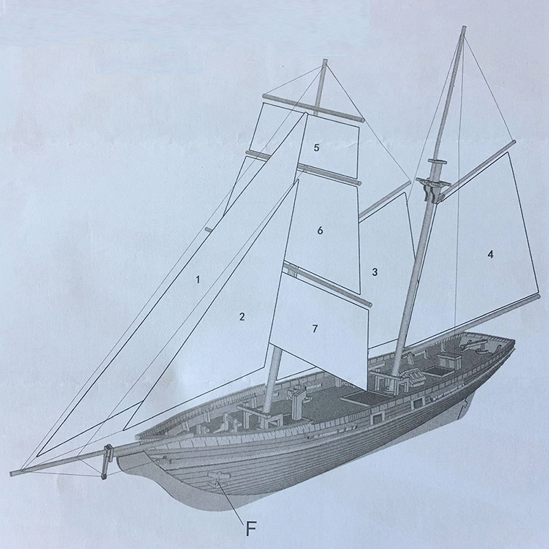 1:70 New Port Wooden Sailing B - đánh giá và giá Model Kit Yacht