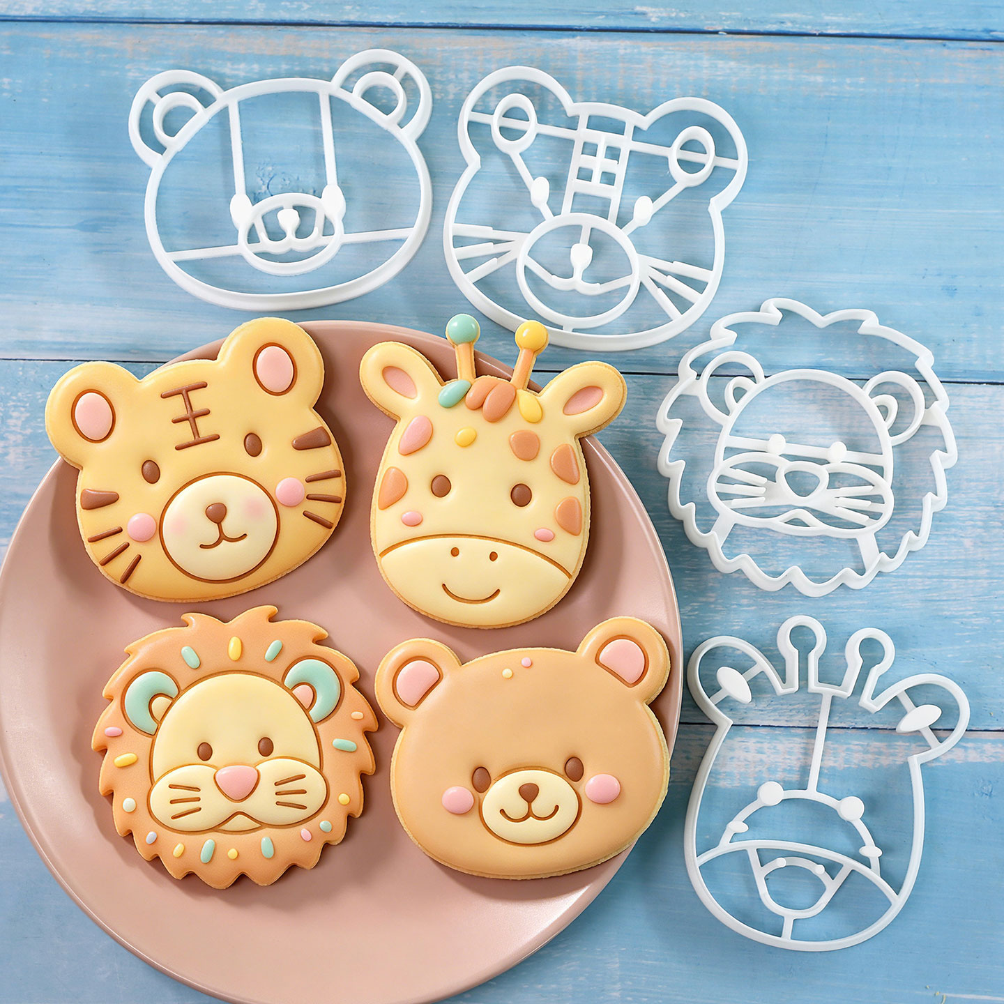 4 Pcs Animal Cookie Cutters Se - đánh giá và giá Model Kit Tank