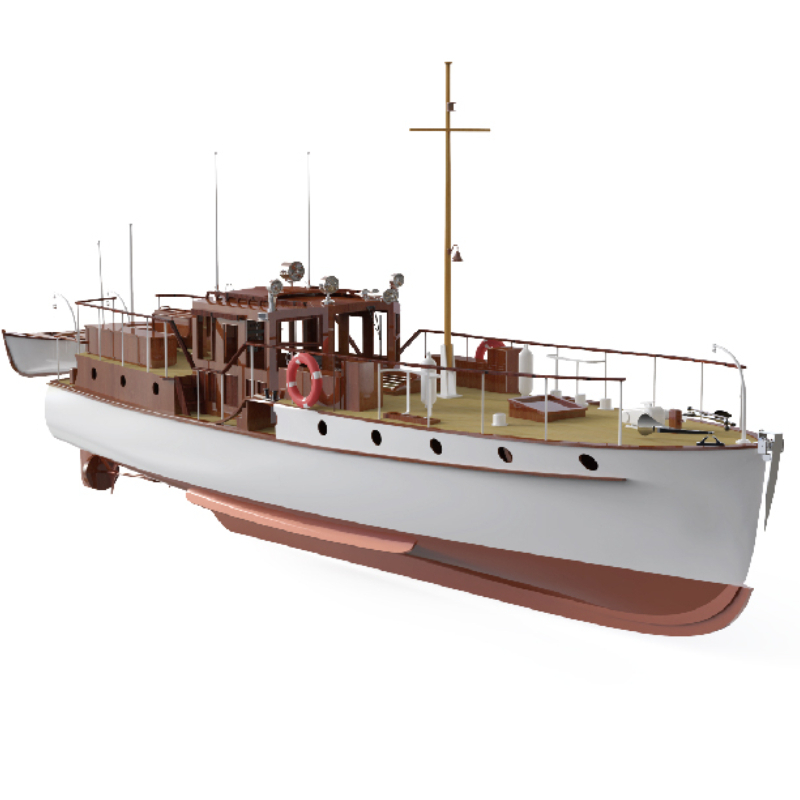 Remote Control Boat 880mm 1/18 - đánh giá và giá Model Kit Yacht