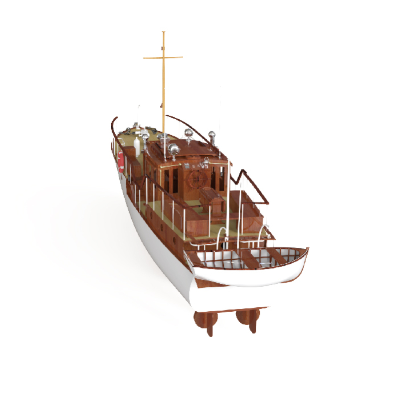 Remote Control Boat 880mm 1/18 - đánh giá và giá Model Kit Yacht