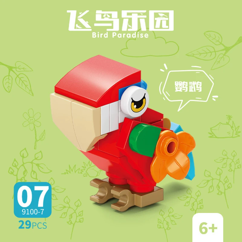 Bricks Animal Bird Paradise Cr - đánh giá và giá Model Kit Girls
