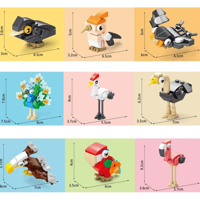 Bricks Animal Bird Paradise Cr - đánh giá và giá Model Kit Girls