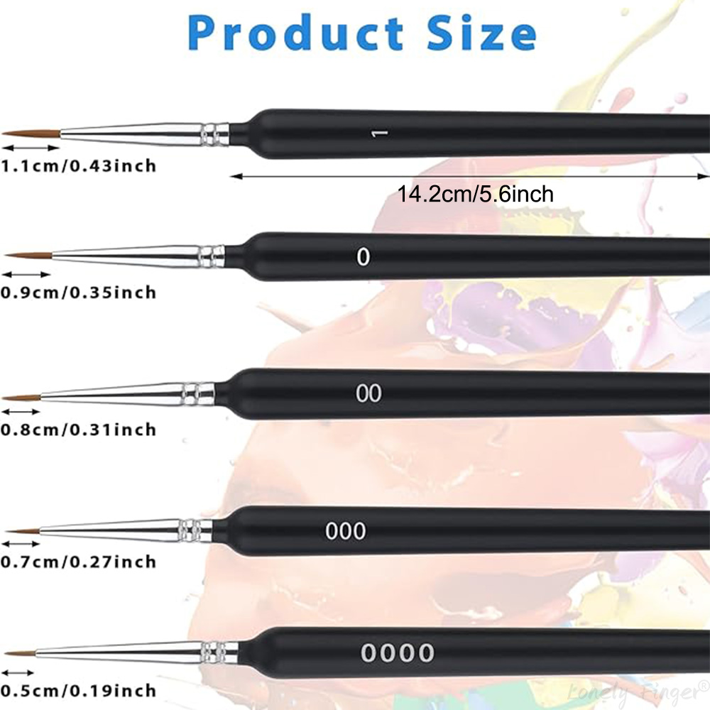 5/11Pcs Paint Brushes Set, Art - đánh giá và giá Model Kit Acrylic Paint