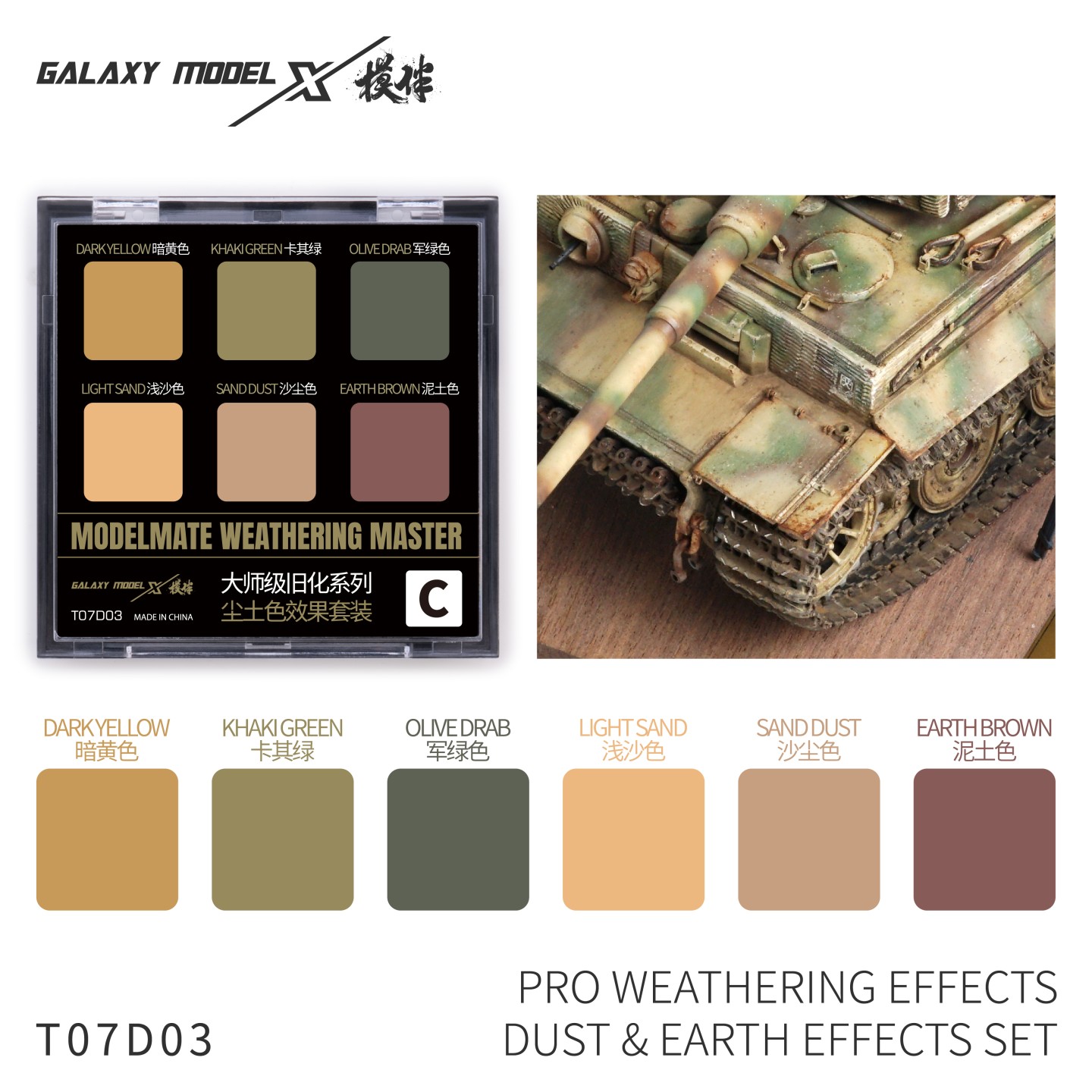 Galaxy Modeling Pro Weathering - đánh giá và giá Weathering Model Kit